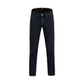 100% Cotton Jeans Leisure Fit - Blue Black