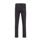 100% Cotton Jeans Leisure Fit - Dark Grey