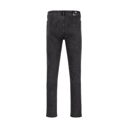 100% Cotton Jeans Leisure Fit - Dark Grey