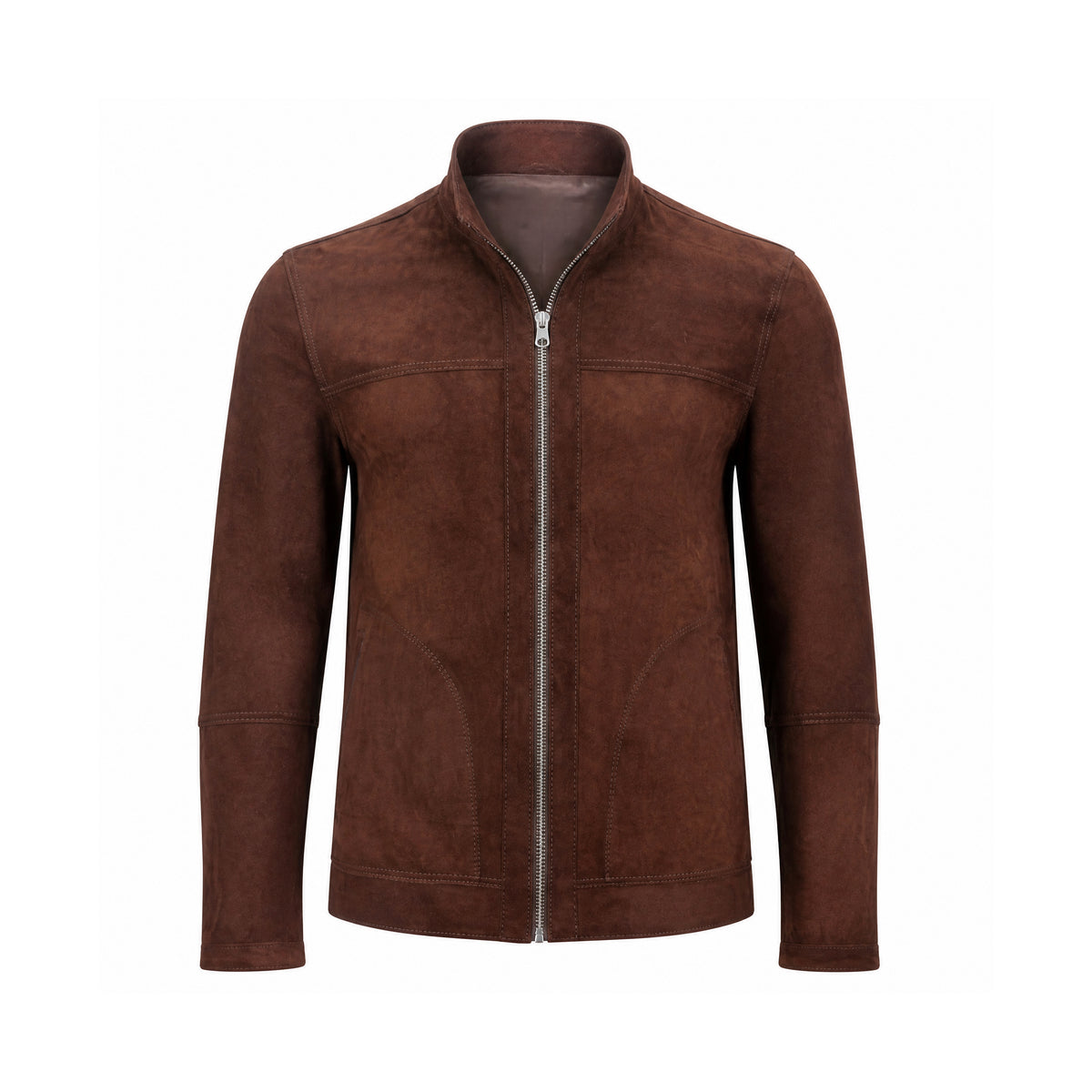 Brown Double Face Nubuck Leather Jacket NLJ002