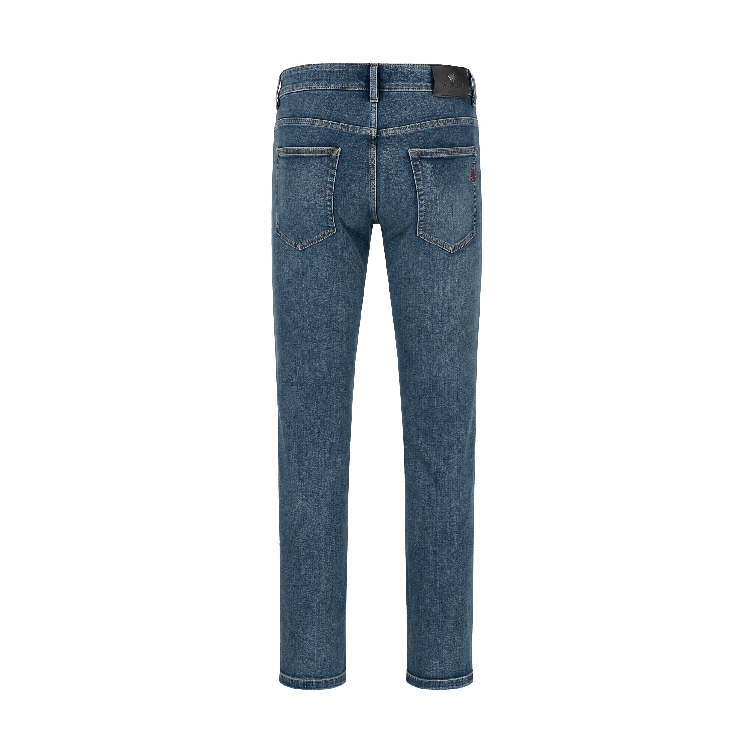 100% Cotton Jeans Leisure Fit - Wash Blue