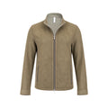 Khaki Nubuck Leather Jacket NLJ001
