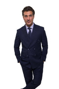 Wool Dubetti Suit Navy .SDB026
