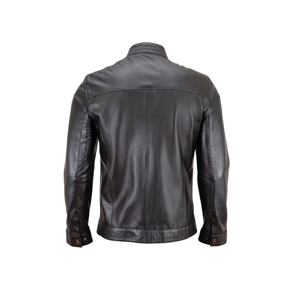 Brown Leather Jacket LJ-004