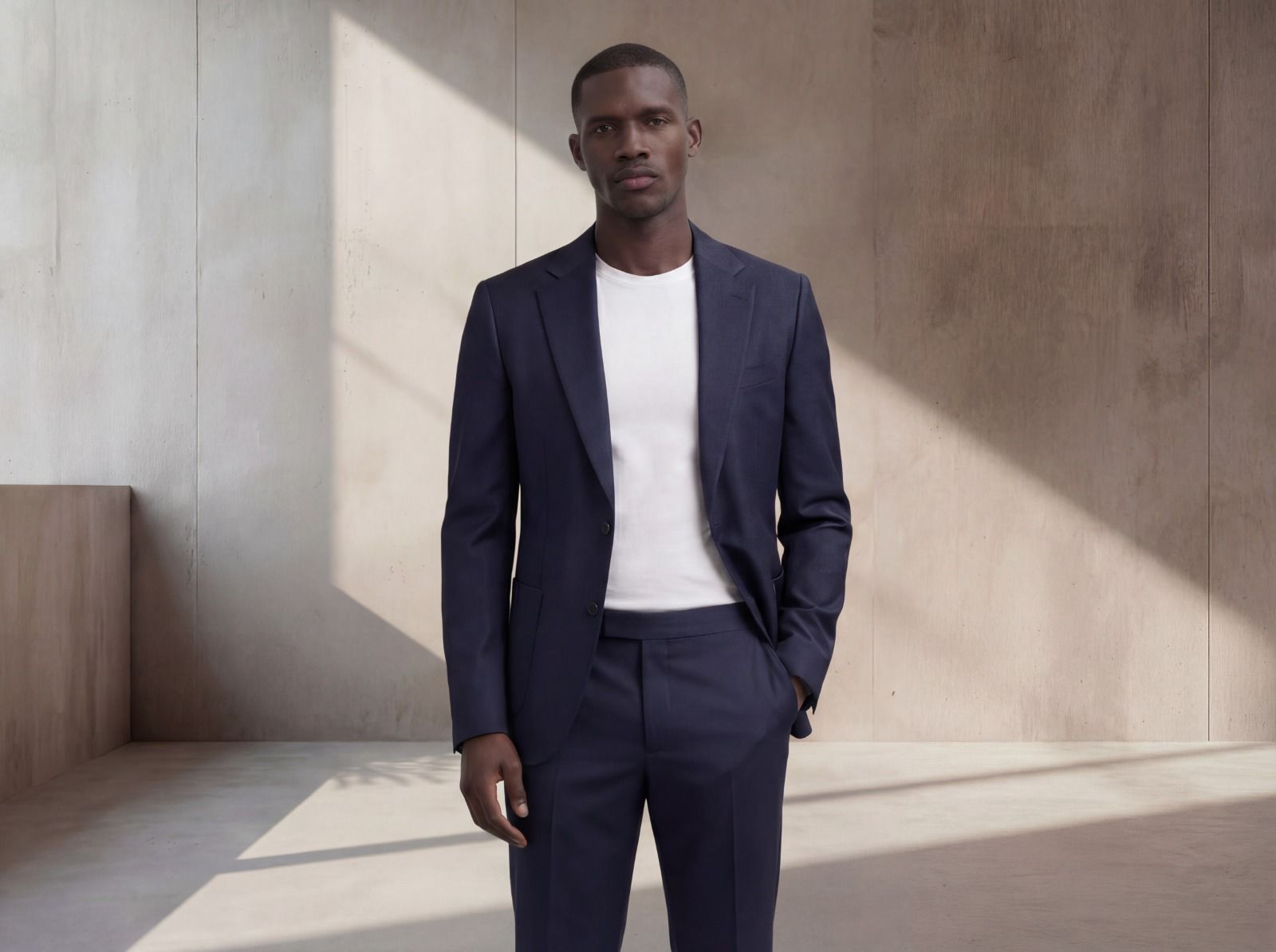 Vitale Super 180 Wool Suit Navy – Ultra-Fine Italian Luxury.044