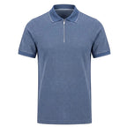 Blue Grey Mercerized Cotton Polo Shirt | Premium Shine & Ultra-Soft Comfort.MCP-003
