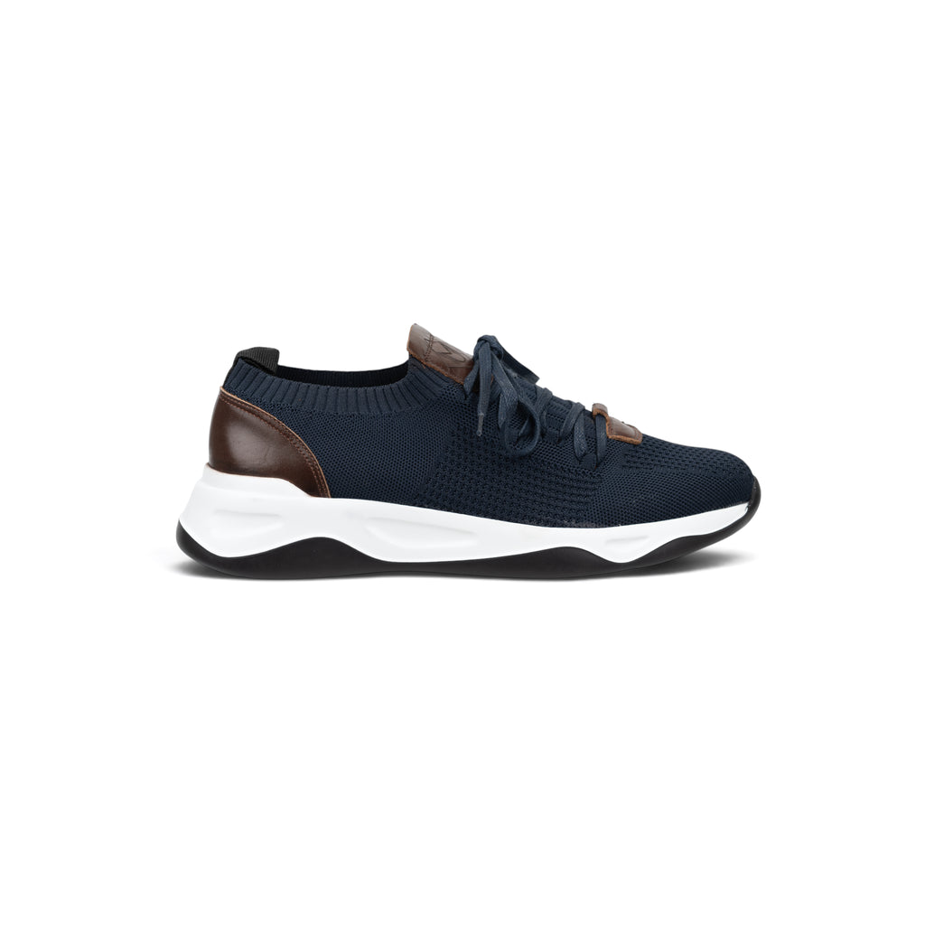 Navy Italian Casual Shoes. ICS-004