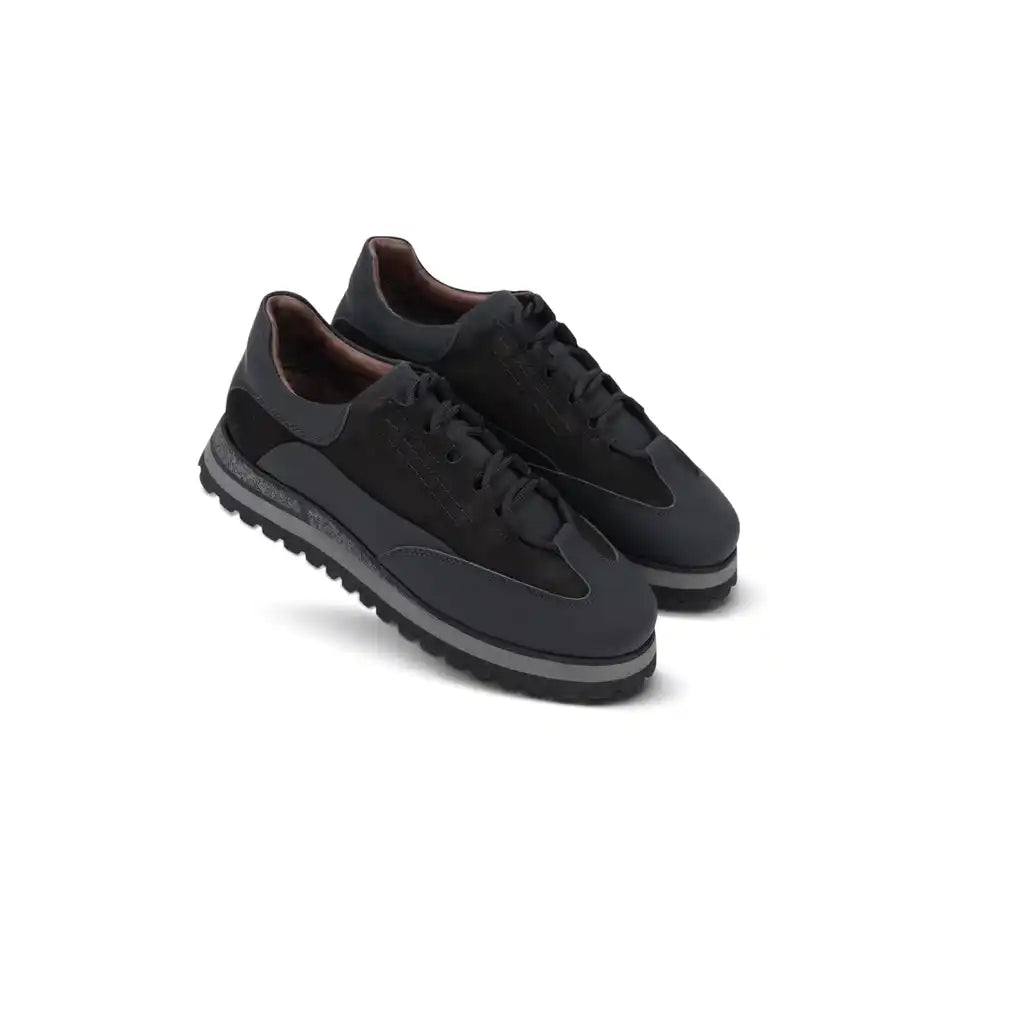 Black Italian casual shoes -ICS-003