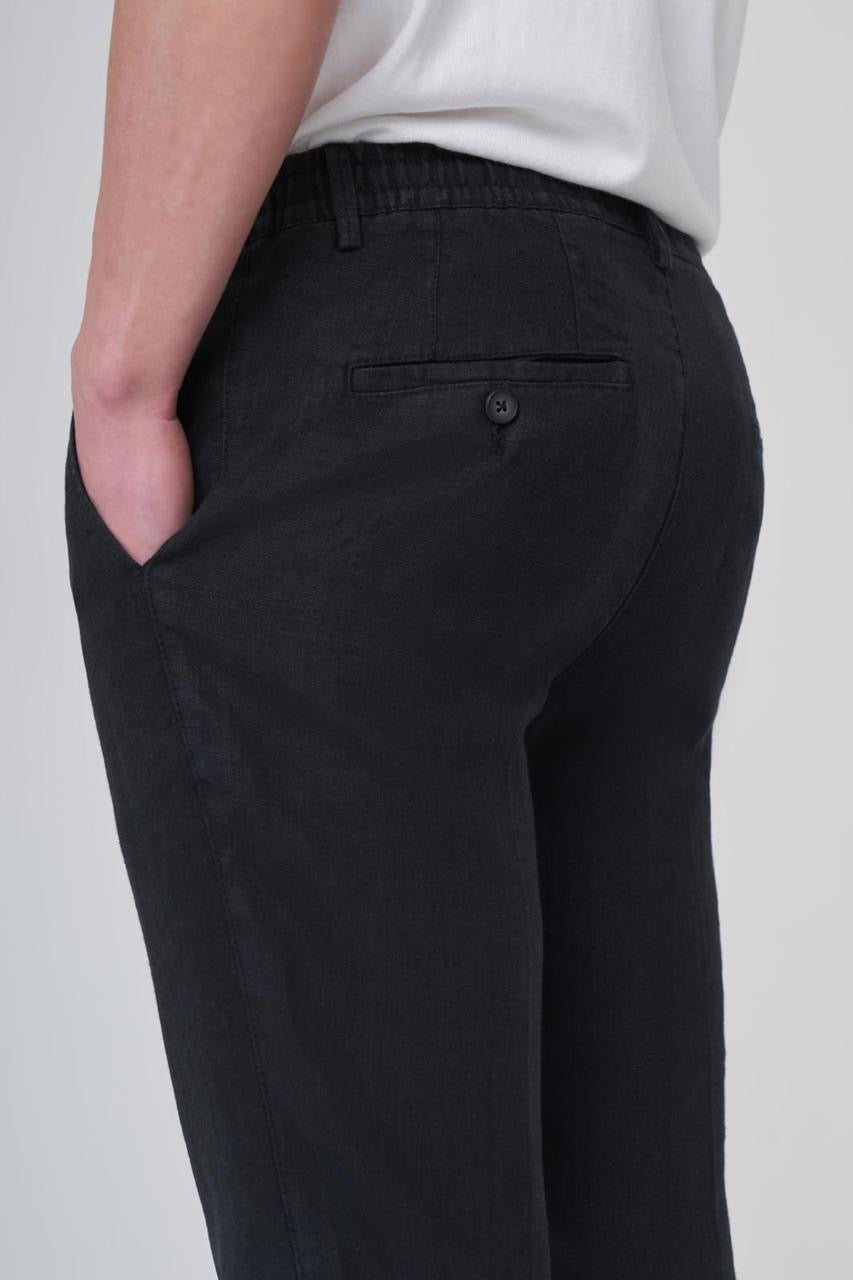Black Linen Pant LNP-002
