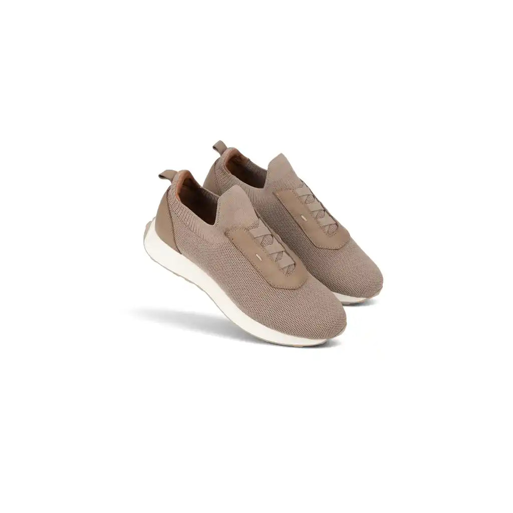 Beige Italian casual shoes -ICS-001