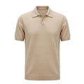 Beige Men’s Bamboo Polo Shirt | Soft, Sustainable & Moisture-Wicking.BP-003