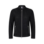 Black Nubuck Leather Jacket NLJ001