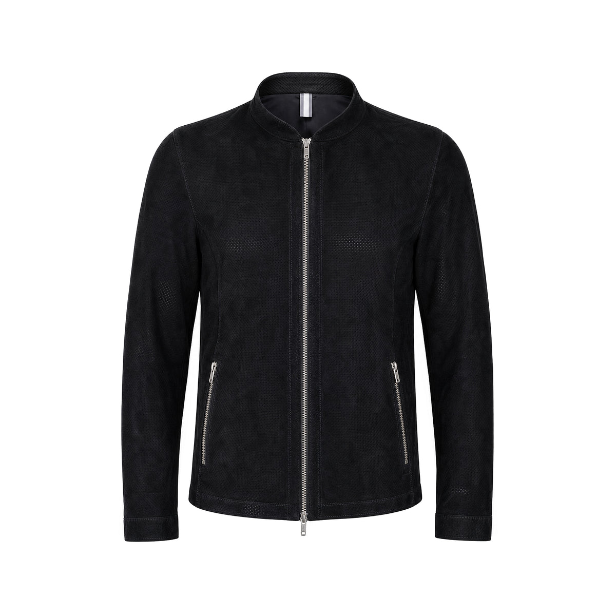 Black Nubuck Leather Jacket NLJ001