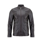 Brown Leather Jacket LJ-004
