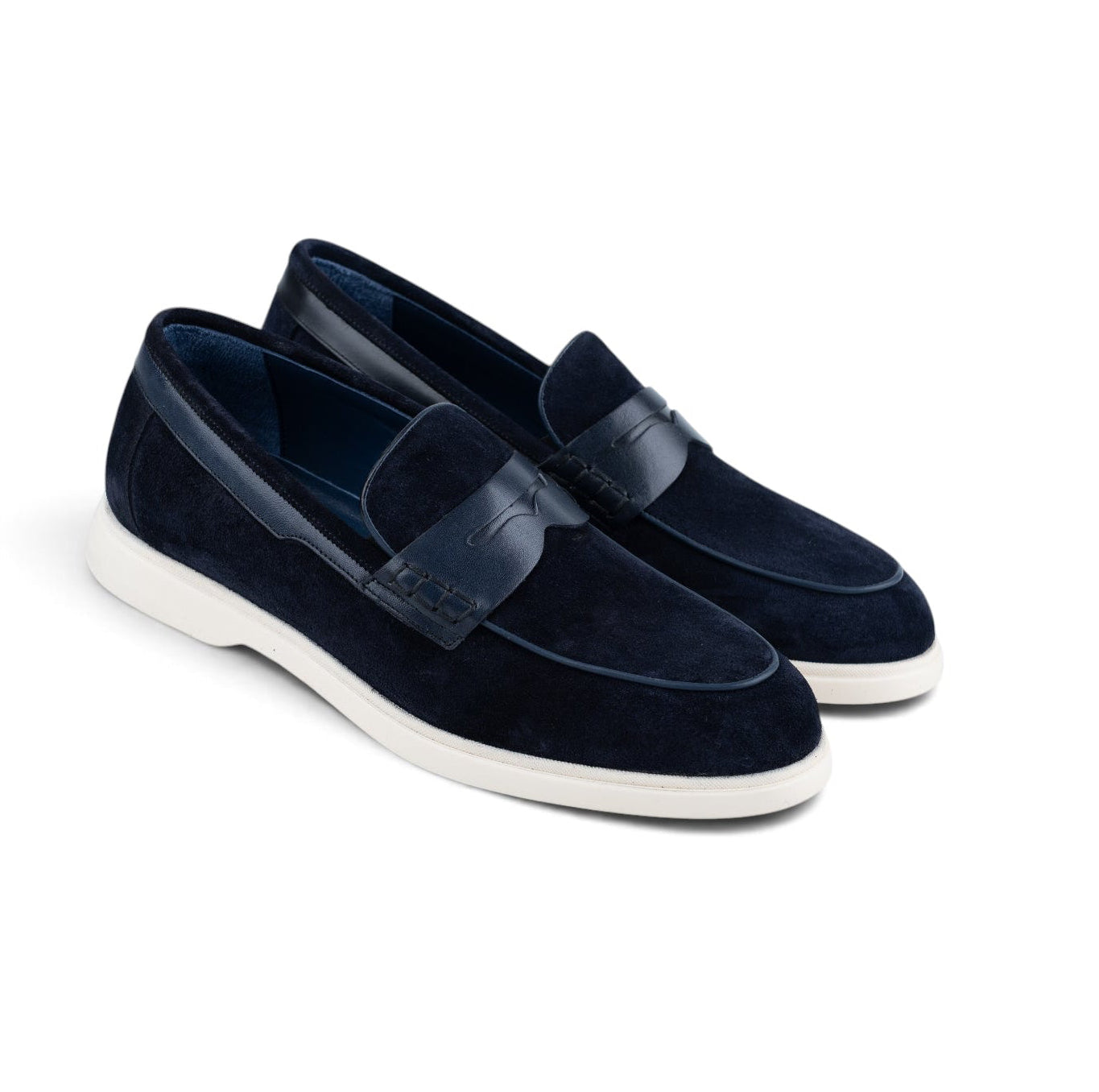 Dark Navy Suede Loafer SL-002