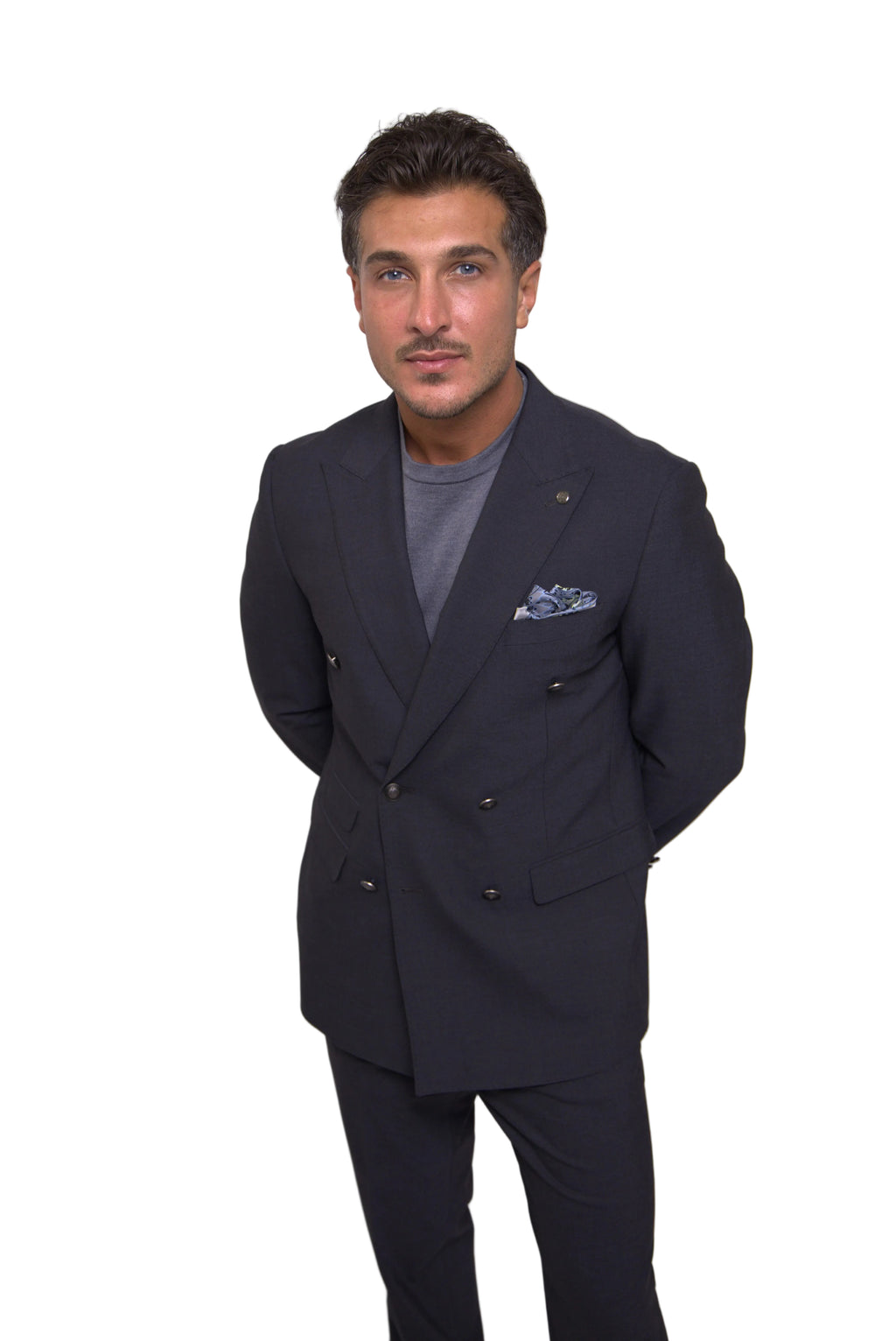Wool Dubetti Suit Anthracite .SDB026
