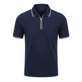 Navy Mercerized Cotton Polo Shirt | Premium Shine & Ultra-Soft Comfort.MCP-002