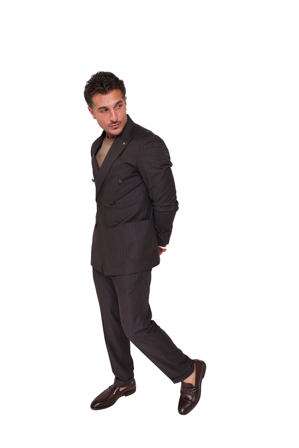 Wool Dubetti Suit St.Brown .SDB020