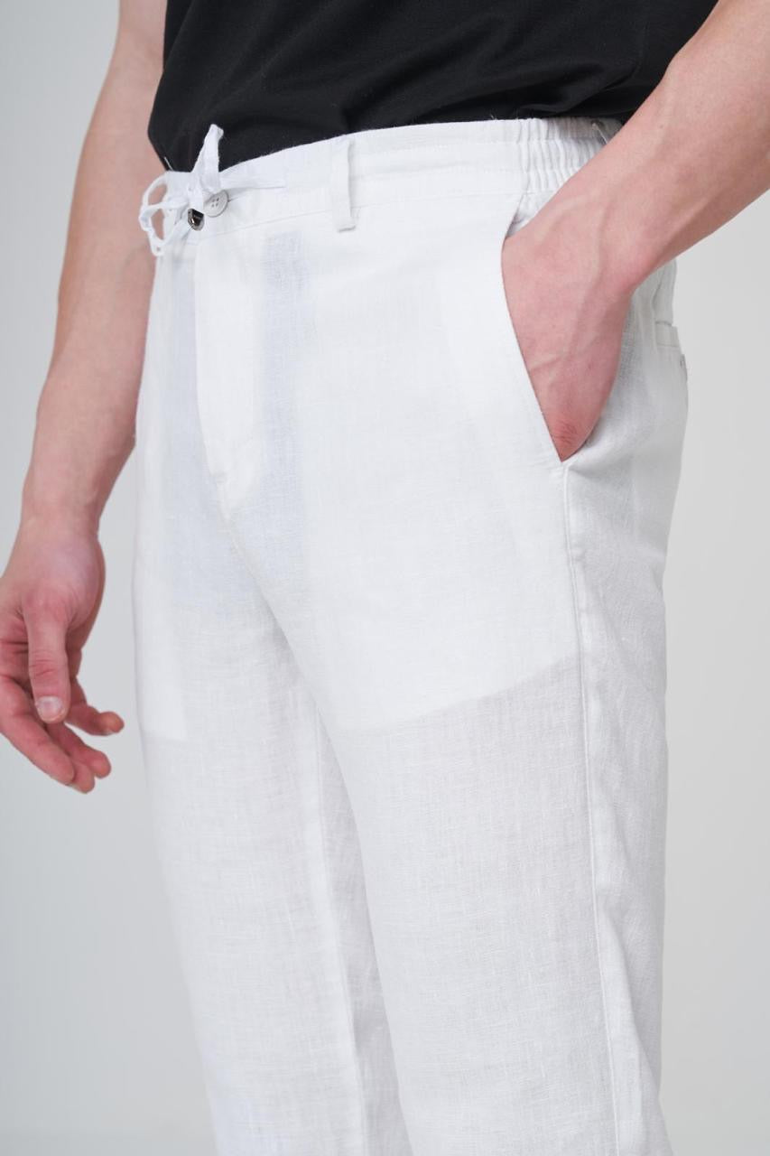 White Linen Pant LNP-002