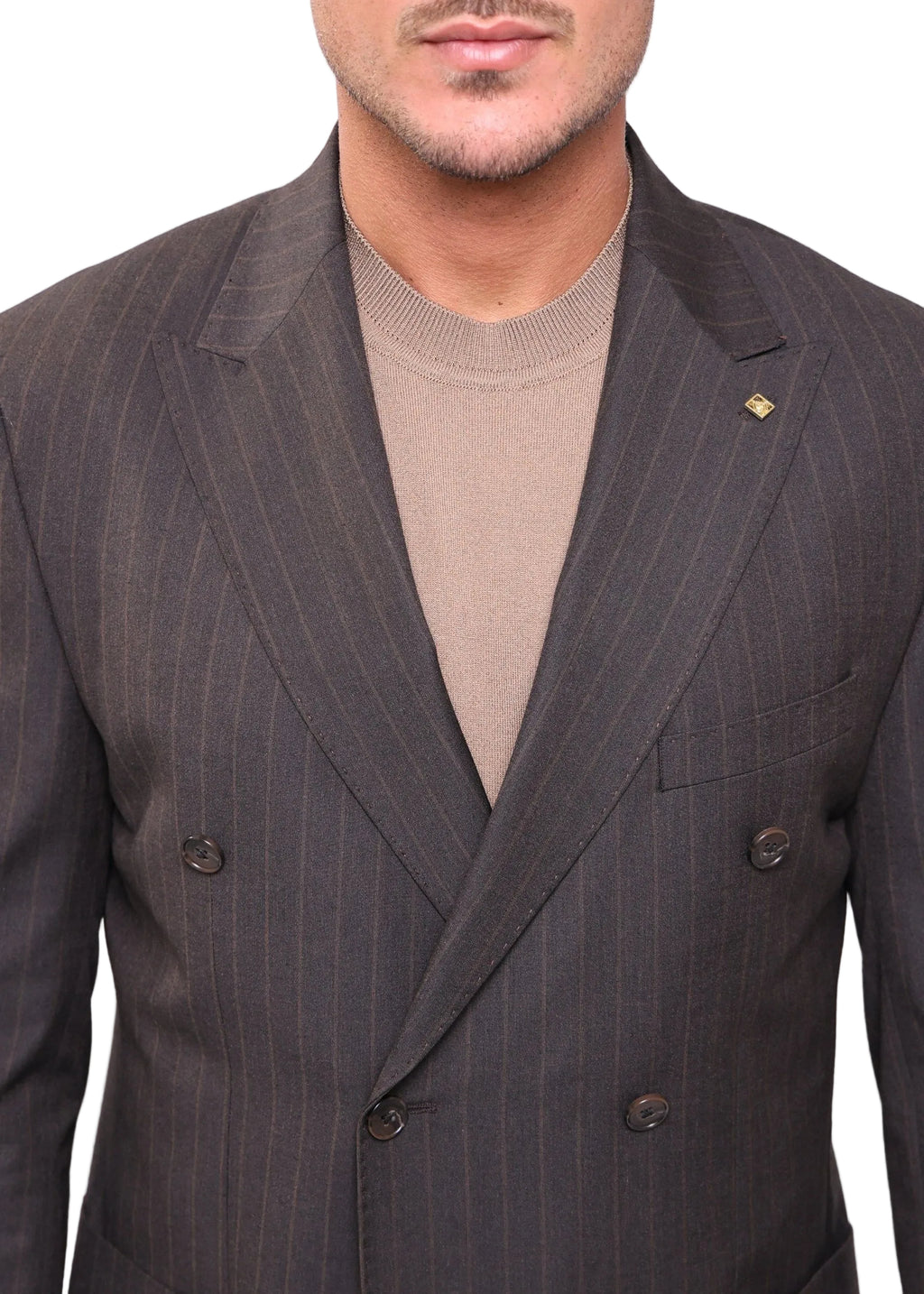 Wool Dubetti Suit St.Brown .SDB020