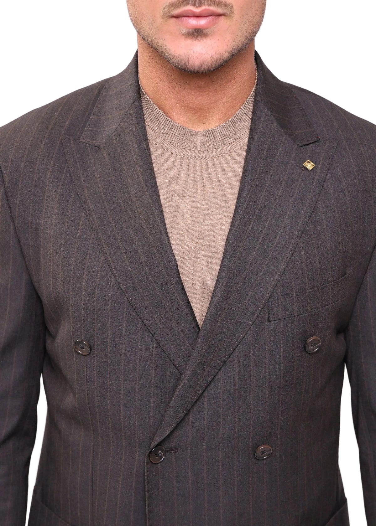 Wool Dubetti Suit St.Brown .SDB020