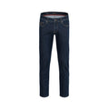 100% Cotton Jeans Leisure Fit - Dark Navy