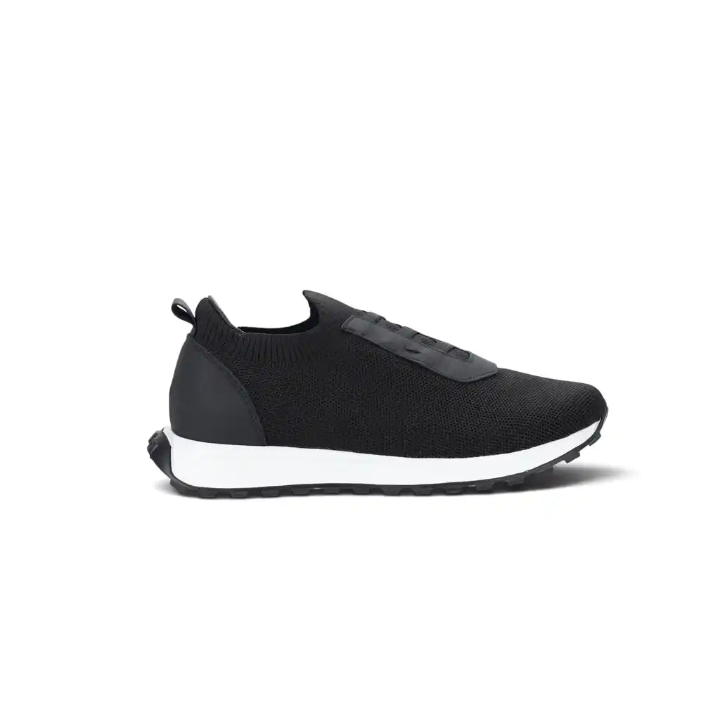 Black Italian casual shoes -ICS-001