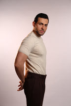 Premium Beige Cashmere T-Shirts – Ultra-Soft Lightweight Luxury Essentials