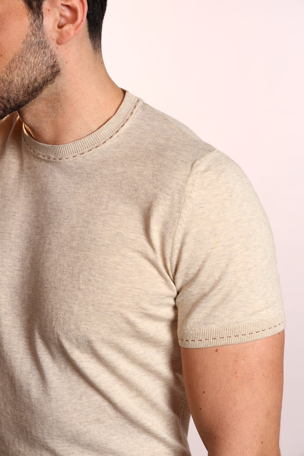 Premium Beige Cashmere T-Shirts – Ultra-Soft Lightweight Luxury Essentials