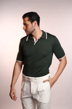 Premium Green Mercerized Polo.001