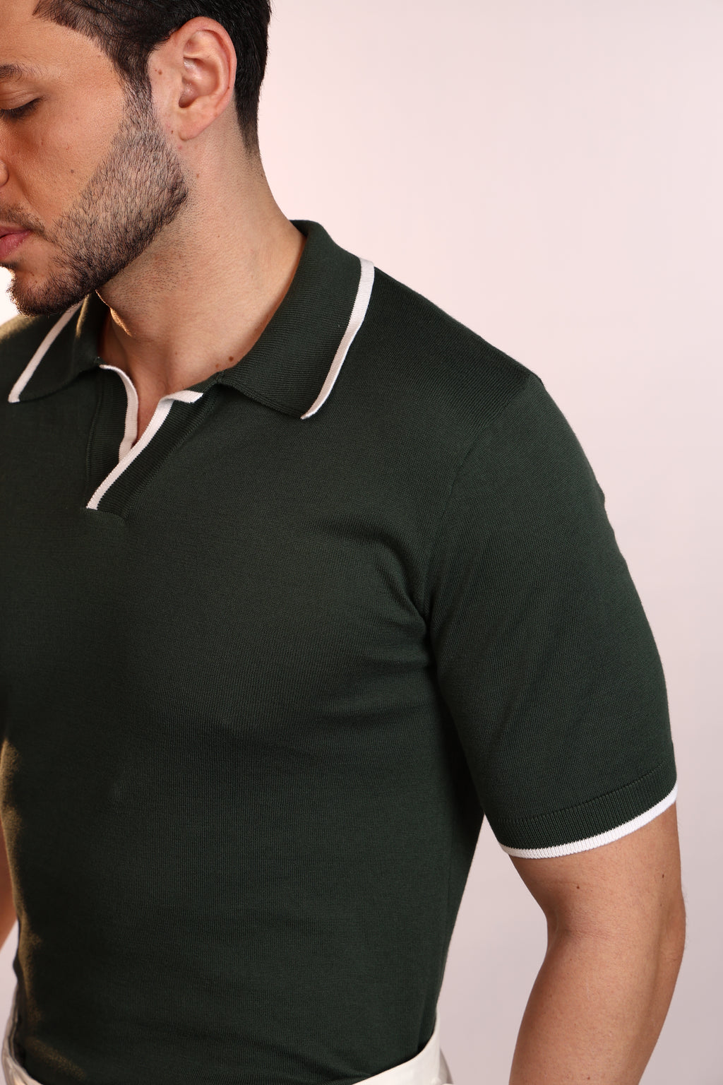 Premium Green Mercerized Polo.001