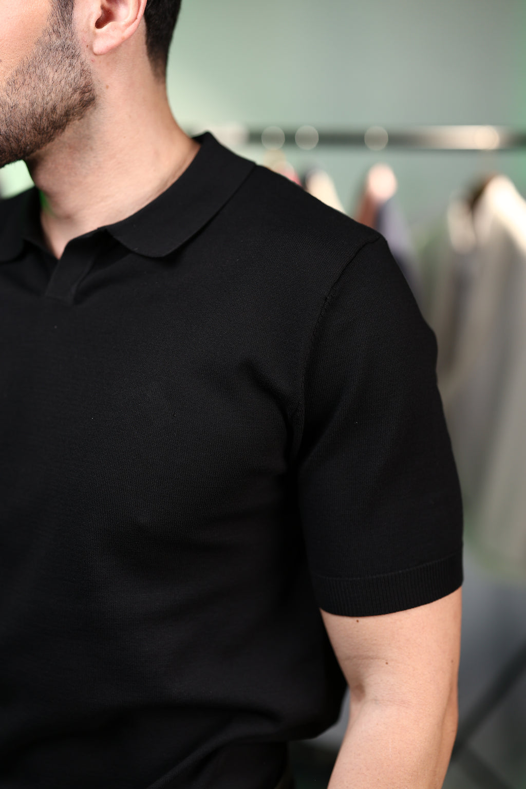 Bamboo Black Polo Shirt – Ultra Soft, Breathable & Eco-Friendly Premium Polo.001