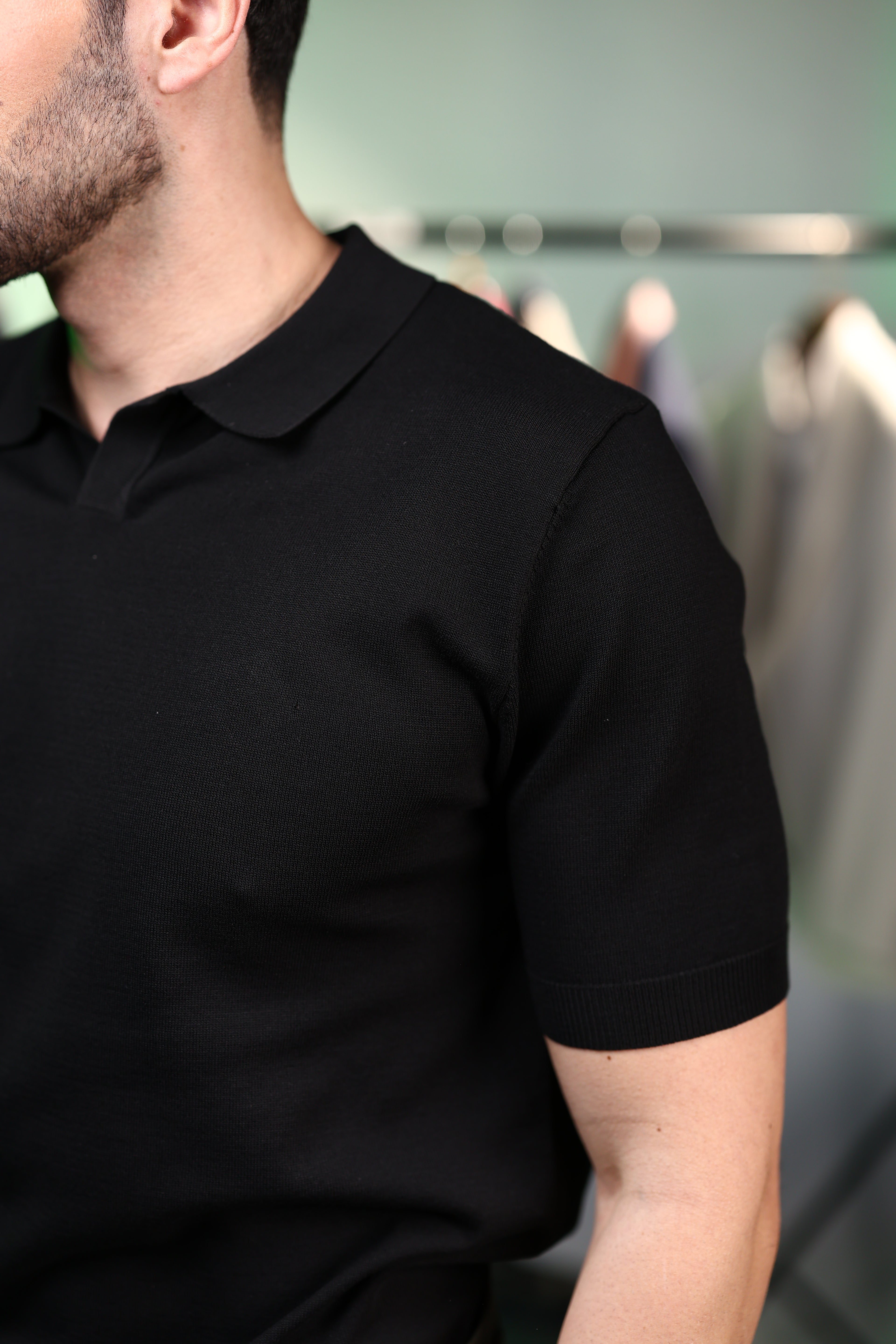 Bamboo Black Polo Shirt – Ultra Soft, Breathable & Eco-Friendly Premium Polo.001