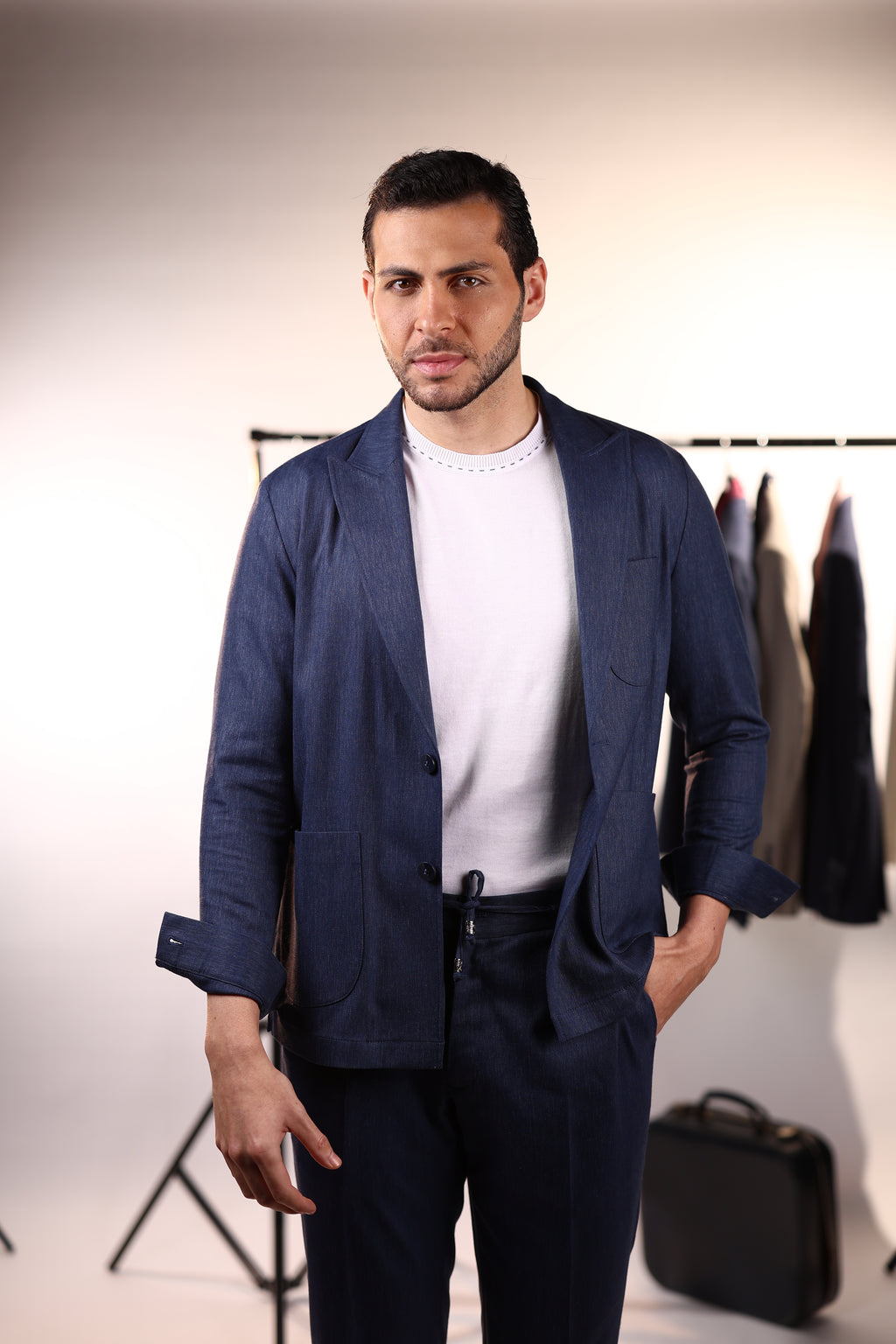 Premium Vitale Barberis Lycra Suit – Italian Luxury & Comfort