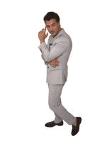 Wool Dubetti Suit Pearl .SDB026