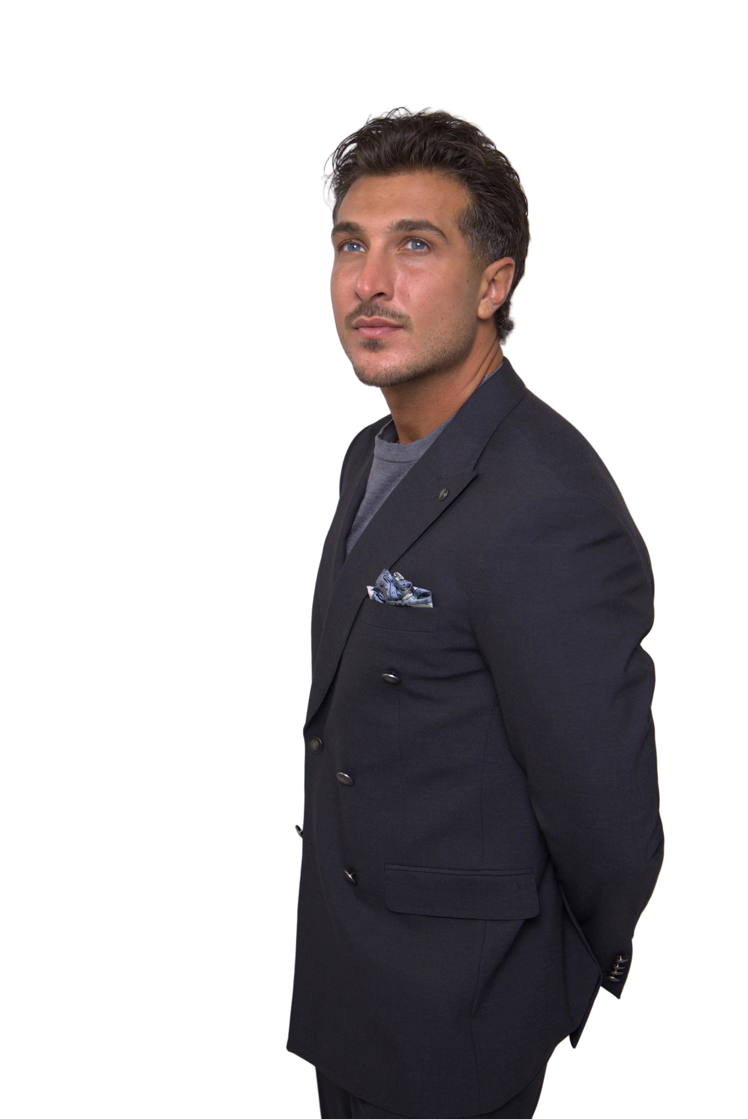 Wool Dubetti Suit Anthracite .SDB026