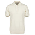 Off-White  Half zip bamboo Polo Shirt | Soft, Sustainable & Moisture-Wicking.BP-002