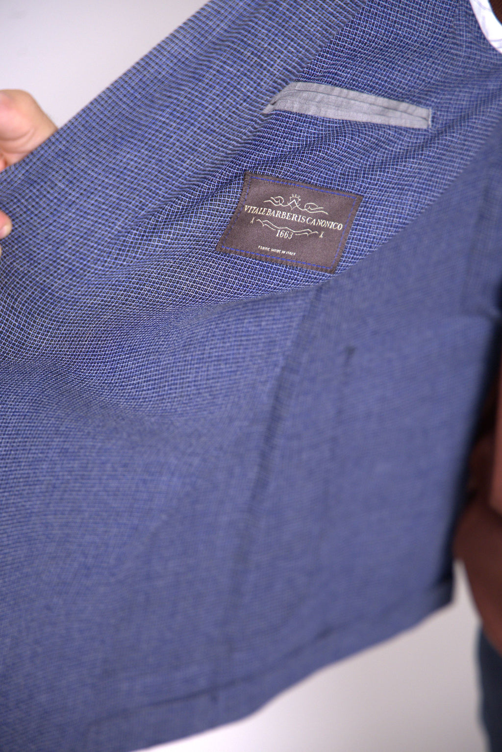 Vitale Barberis Blazer Light Blue -BL016