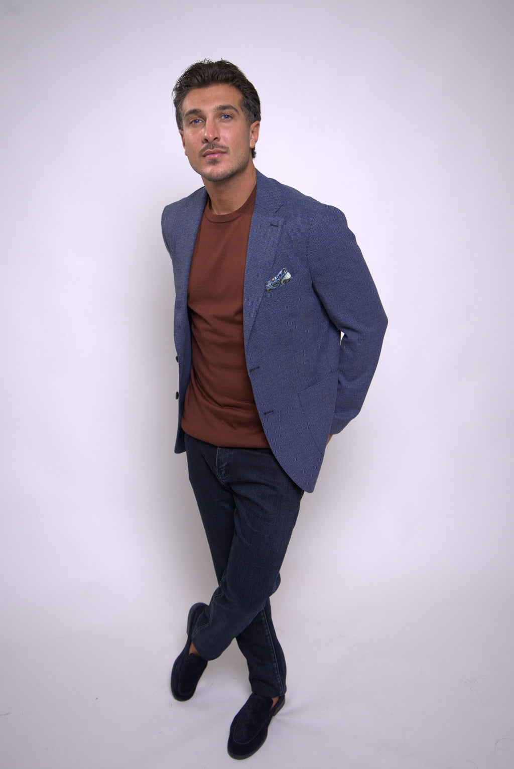 Vitale Barberis Blazer Light Blue -BL016