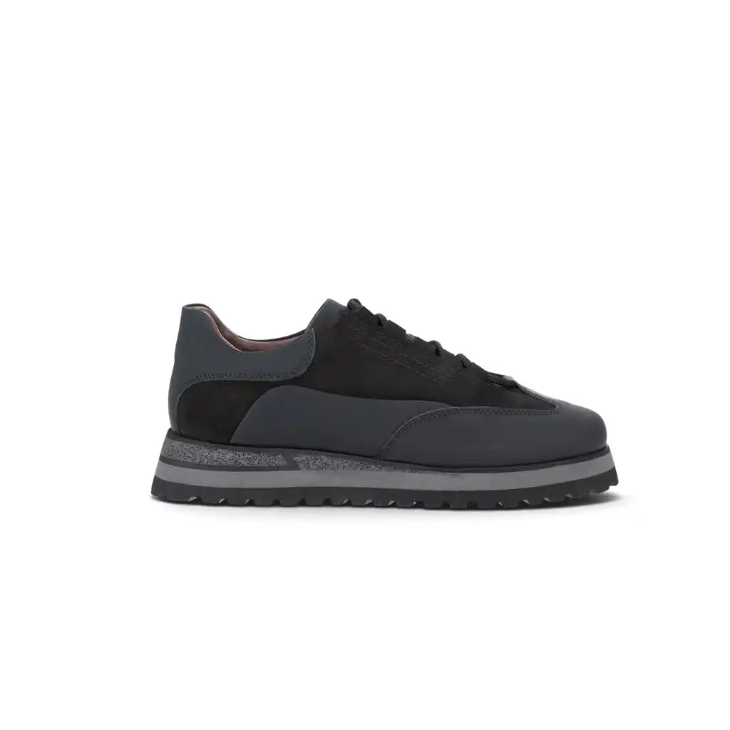 Black Italian casual shoes -ICS-003
