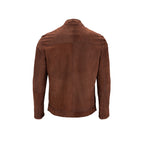 Brown Double Face Nubuck Leather Jacket NLJ002