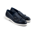 Dark Navy Leather Loafer LEL-001