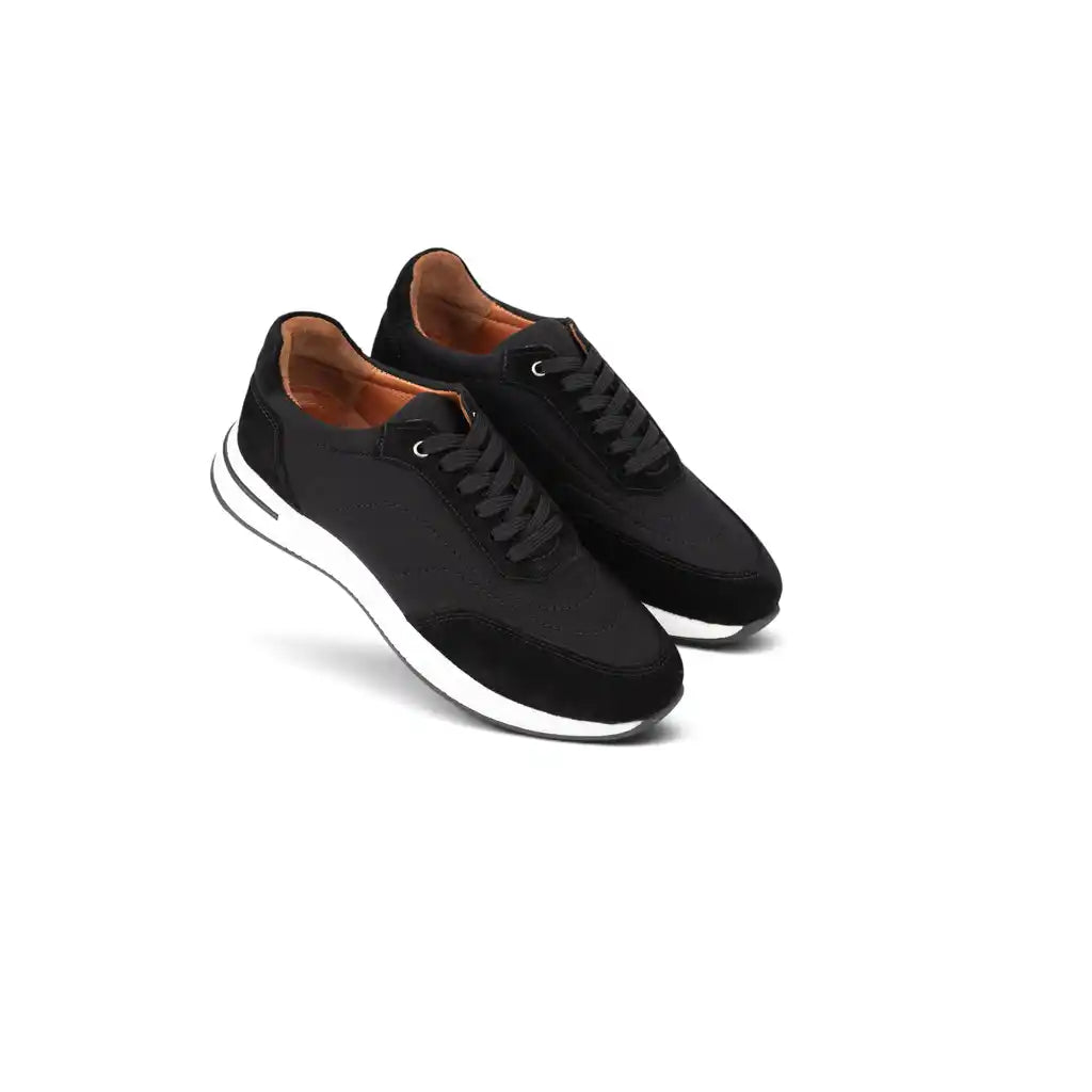 Black Italian casual shoes -ICS-002