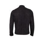 Black Nubuck Leather Jacket NLJ001