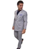 Wool Dubetti Suit Silver .SDB026