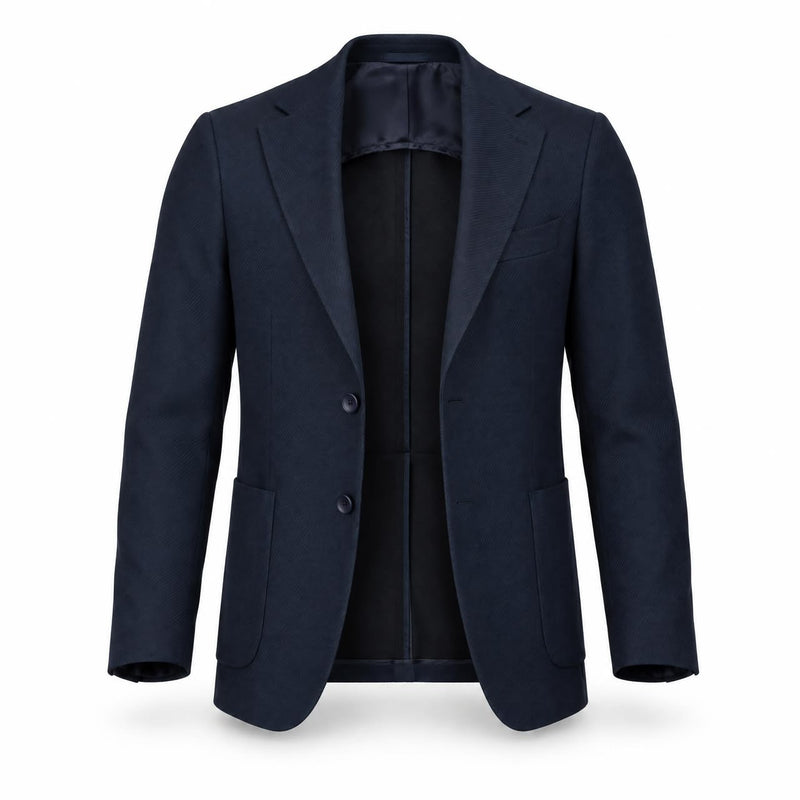 Navy Wool Blazer .BL018