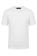 White Mercerized Cotton T-Shirt | Premium Shine, Soft & Breathable Fabric.MC-001