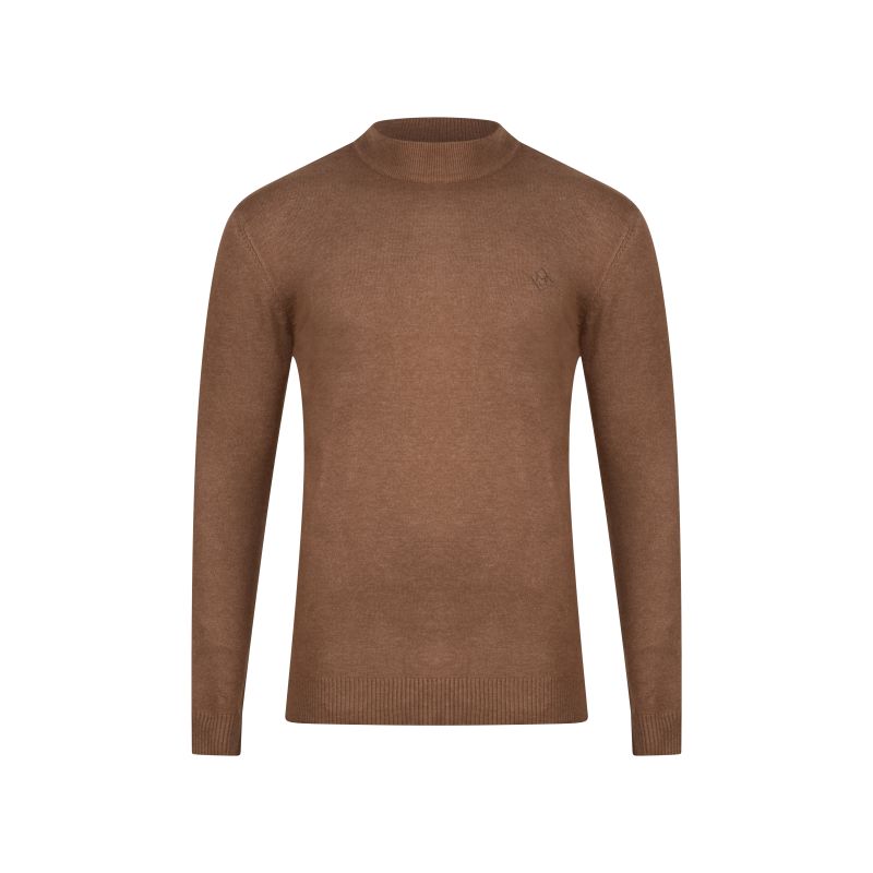 Classic Cashmere Mock Neck – Tailored Fit & Supreme Softness