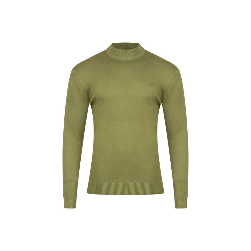 Classic Cashmere Mock Neck – Tailored Fit & Supreme Softness