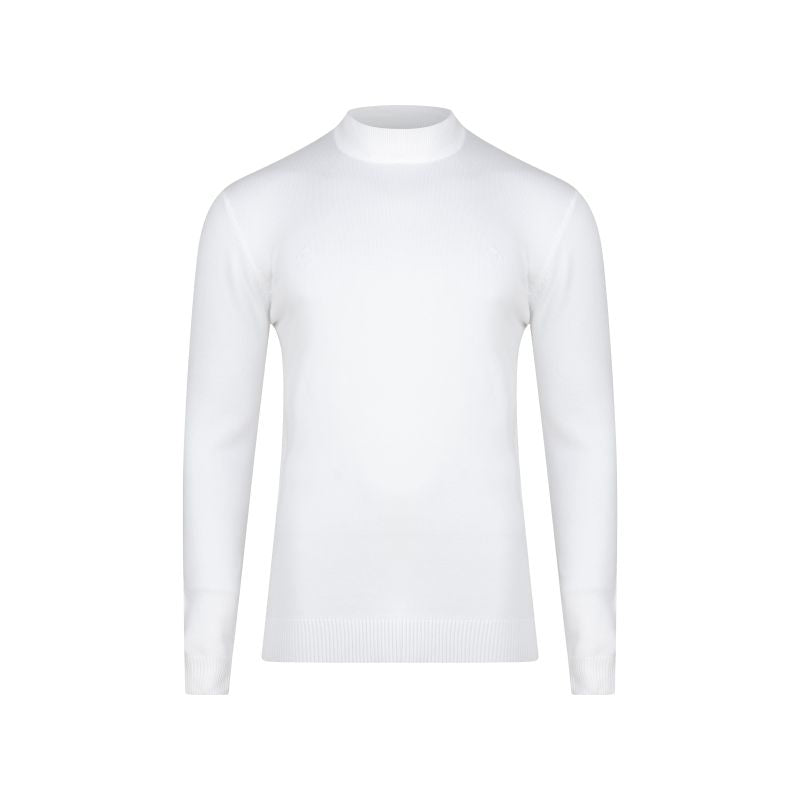 Classic Cashmere Mock Neck – Tailored Fit & Supreme Softness